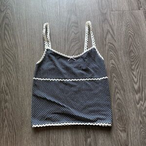 Polka dot tank top